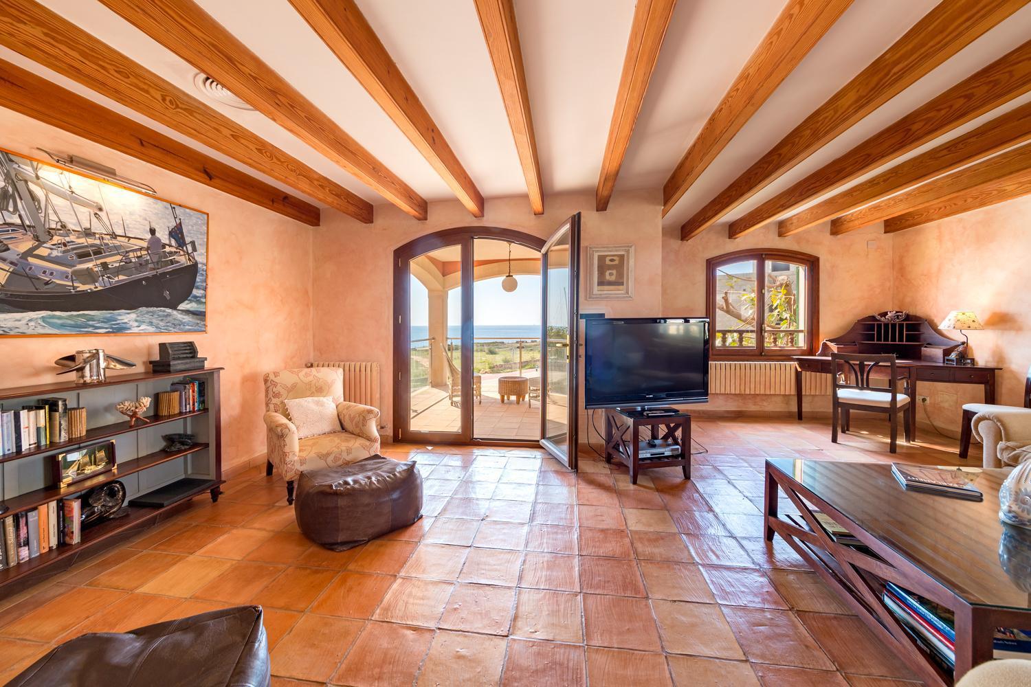 Mallorca Finca Haus Mit Pool Direkt Am Meer Es Trenc, Bootstour Moeglich Sa Ràpita Екстериор снимка