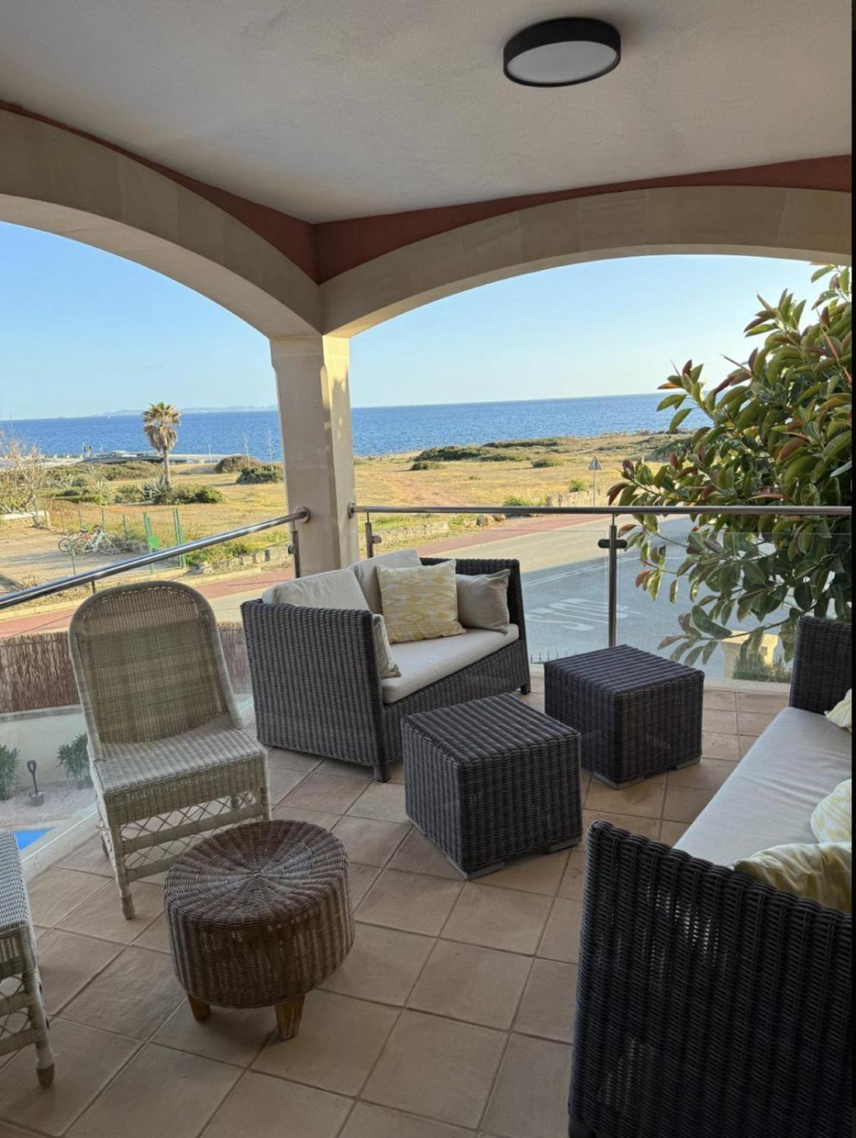 Mallorca Finca Haus Mit Pool Direkt Am Meer Es Trenc, Bootstour Moeglich Sa Ràpita Екстериор снимка