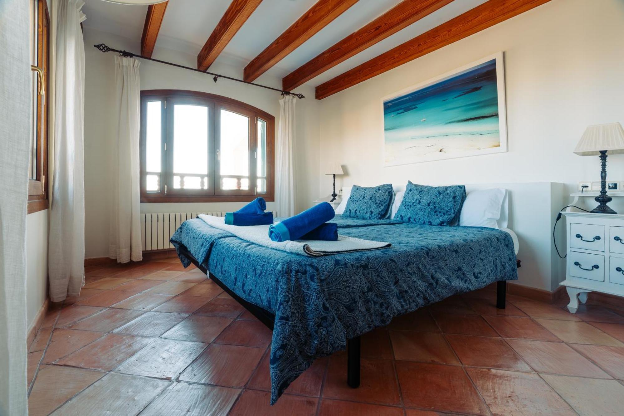 Mallorca Finca Haus Mit Pool Direkt Am Meer Es Trenc, Bootstour Moeglich Sa Ràpita Екстериор снимка